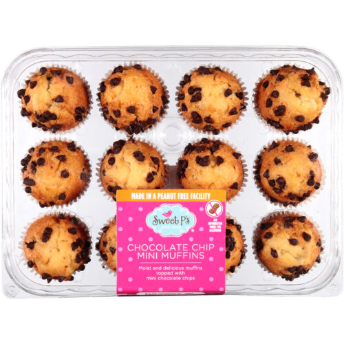 Sweet P's Bake Shop Chocolate Chip Mini Muffins 10.3 oz