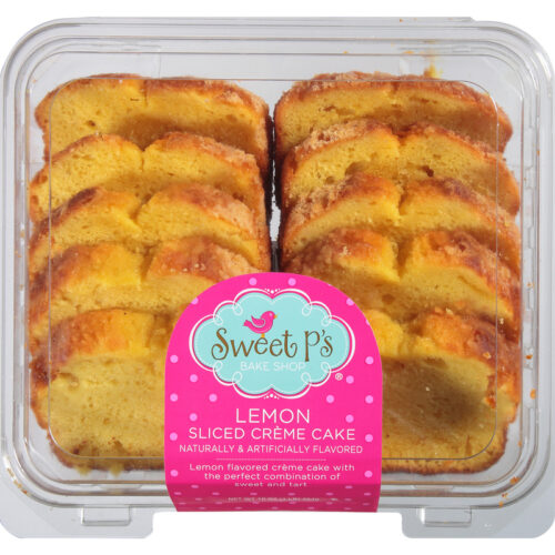 Sweet P's Bake Shop Sliced Lemon Creme Cake 16 oz