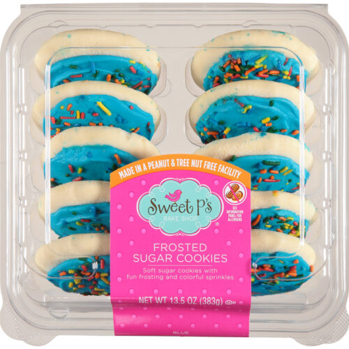 Sweet P's Bake Shop Blue Frosted Sugar Cookies 13.5 oz