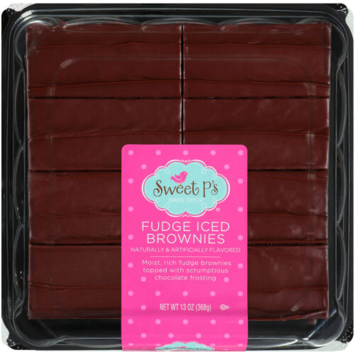 Moist  Rich Fudge Iced Brownies Topped With Scrumptious Chocolate Frosting