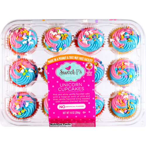 Sweet P's Bake Shop Unicorn Cupcakes 10 oz