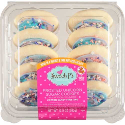 Sweet P's Bake Shop Frosted Unicorn Sugar Cookies 13.5 oz