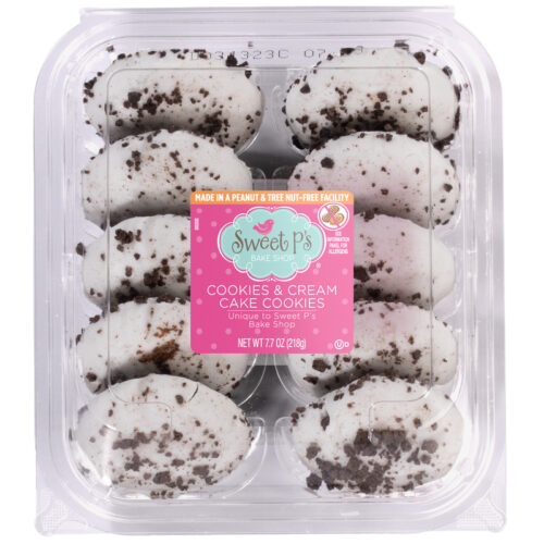 Sweet P's Bake Shop Cookies & Cream Cake Cookies 7.7 oz