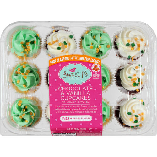 Sweet P's Bake Shop Chocolate & Vanilla Cupcakes 10 oz