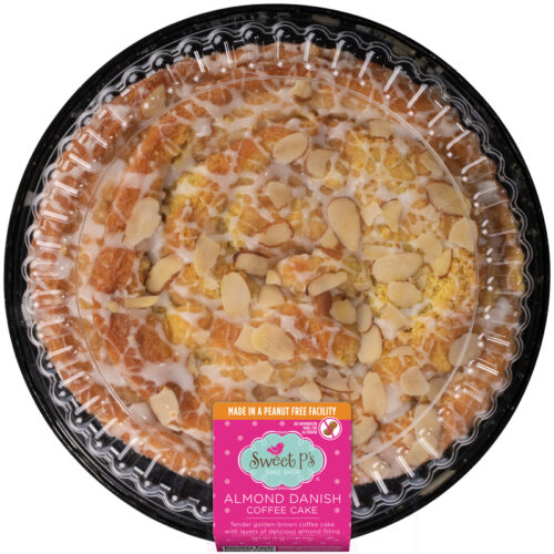 Sweet P's Bake Shop Almond Danish Coffee Cake 16 oz