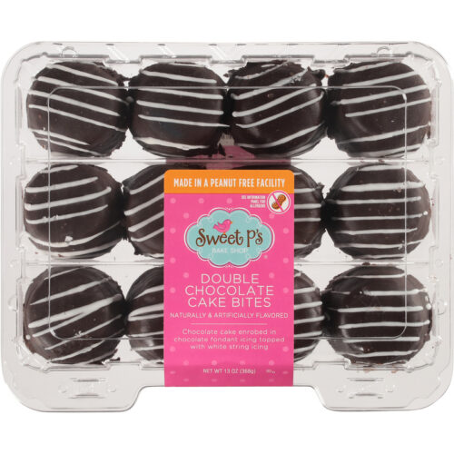 Sweet P's Bake Shop Double Chocolate Cake Bites 13 oz