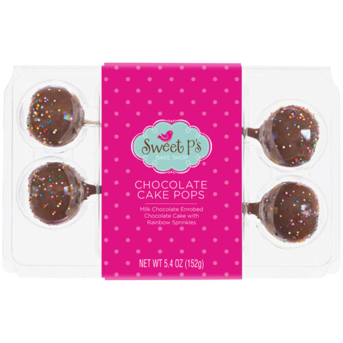 Sweet P's Bake Shop Chocolate Cake Pops 5.4 oz