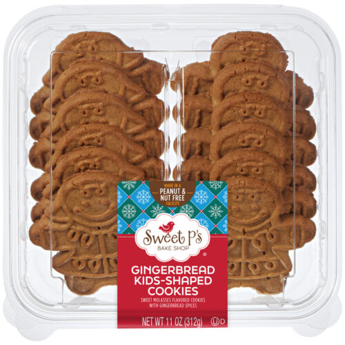 Sweet P's Bake Shop Kids-Shaped Gingerbread Cookies 11 oz