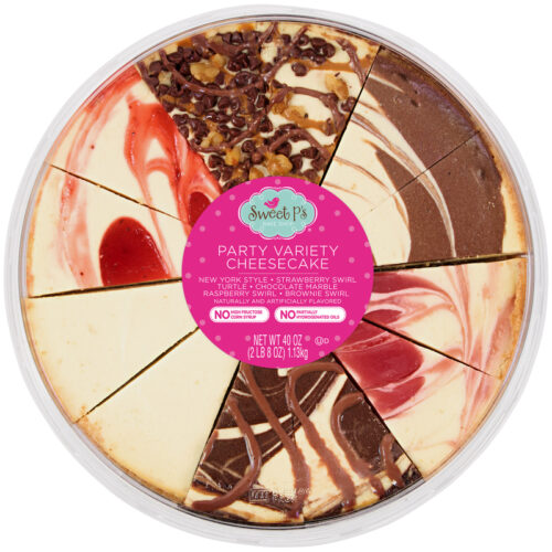 Sweet P's Bake Shop Party Variety Cheesecake 40 oz