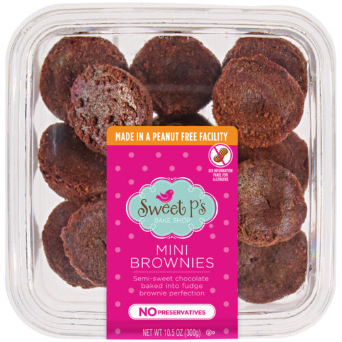 Sweet P's Bake Shop Mini Brownies 10.5 oz
