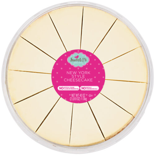 Sweet P's Bake Shop New York Style Cheesecake 40 oz