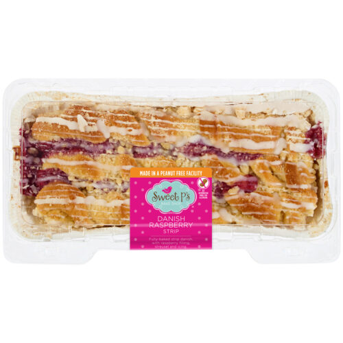 Sweet P's Bake Shop Raspberry Strip Danish 14 oz